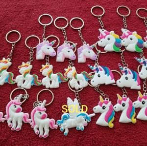 Unicorn keychains & rings
